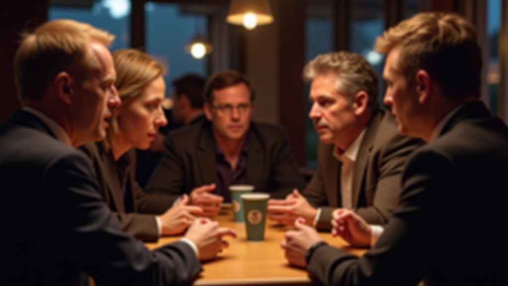 Group engaged in strategic discussion during gameplay